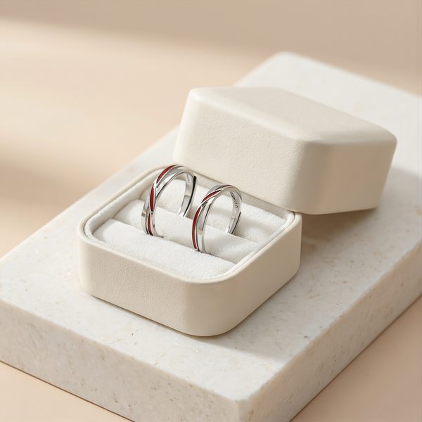 La Bague Lien Écarlate (x2)